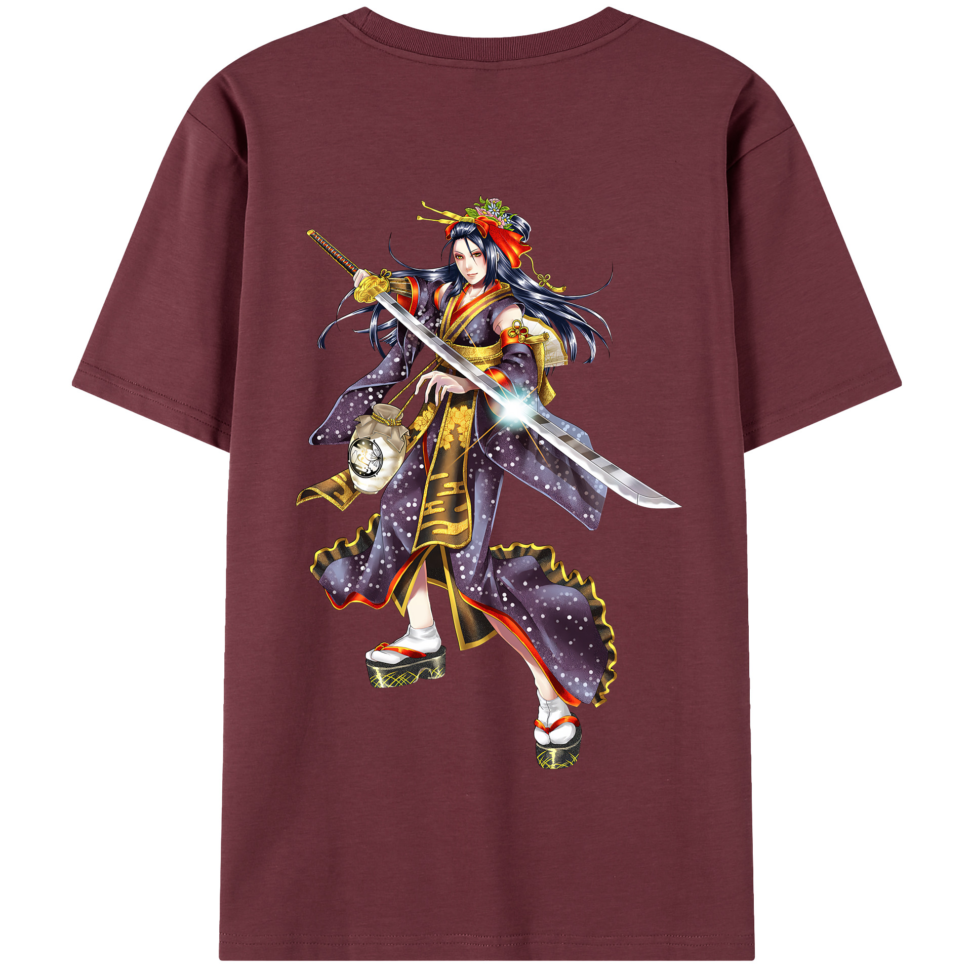 （画像用） 刀剣乱舞 Touken Ranbu 綿100％半袖Tシャツ（背面プリント）